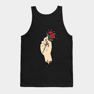 Hand Flower Tank Top